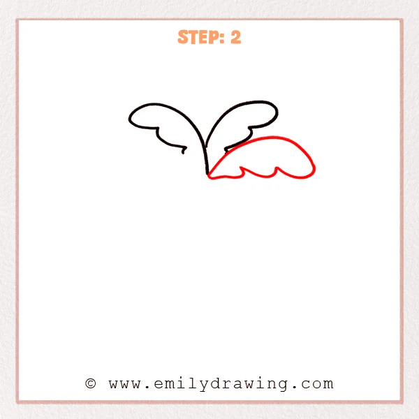 how to draw a cartoon palm tree - Step 2